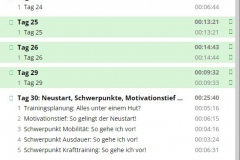Kursübersicht, Teil 5